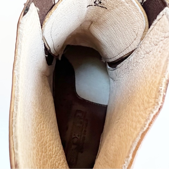 Bed Stu Brown Leather Lace Up Boots Size 8 Cobbler Series - Picture 13 of 15